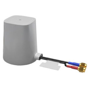 Taoglas MA341 2-in-1 Compact Magnet Mount GNSS & 5G/4G, 2-meter cables, SMA (m) connectors